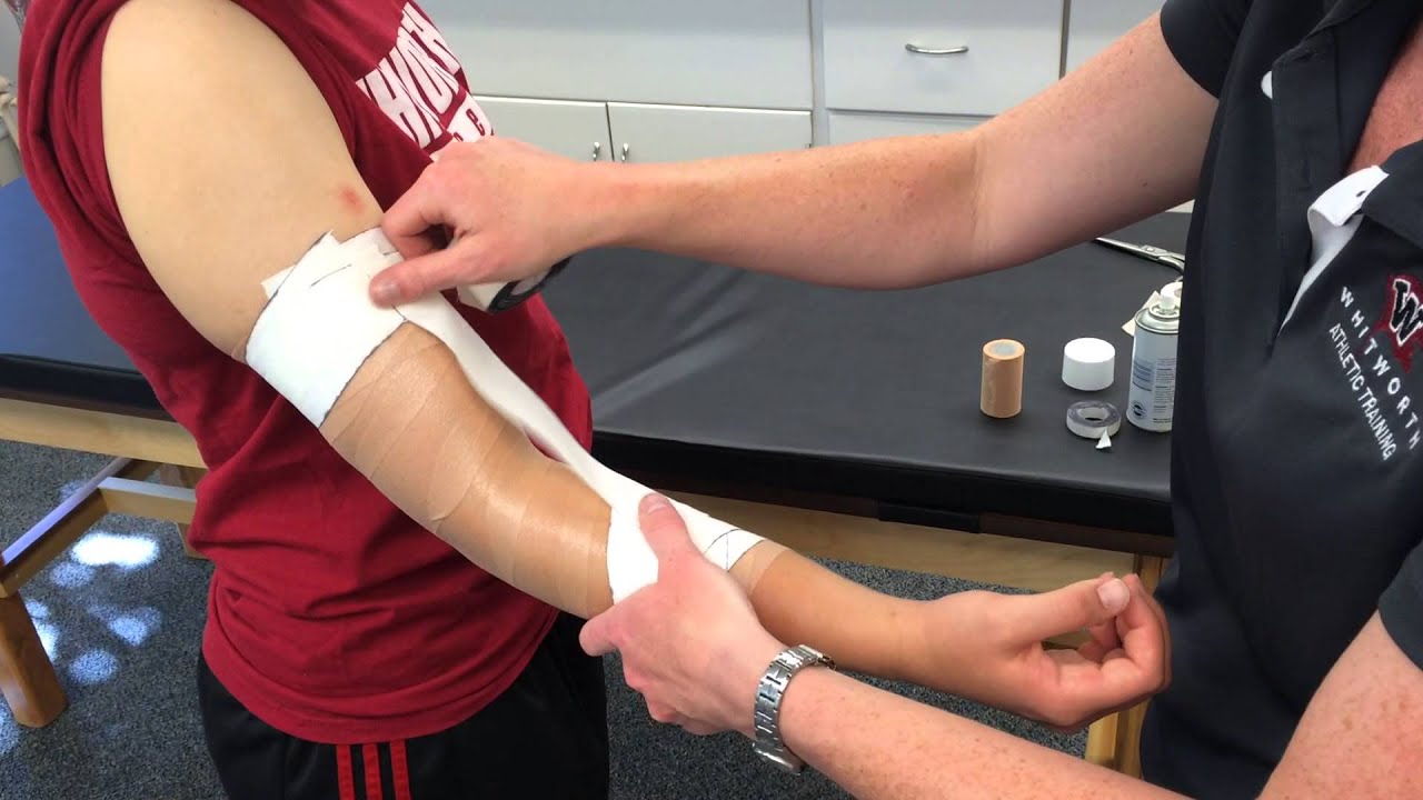 Whitworth Athletic Training - Elbow Hyperextension Taping