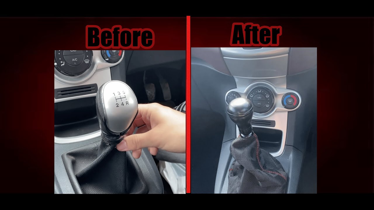 Modifying Ford Fiesta Zetec 2009 (Gear knob, gear boot and pedals)