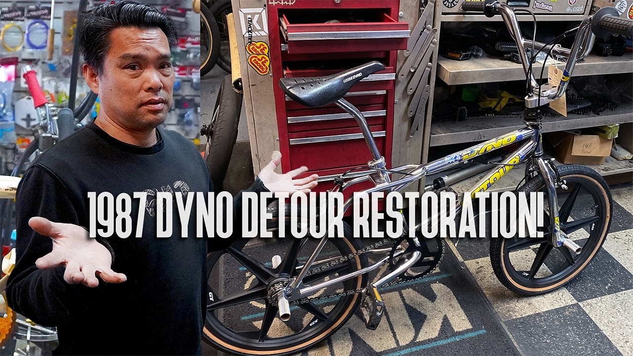 Возвращение к жизни велосипеда BMX Dyno Detour 1987 года выпуска