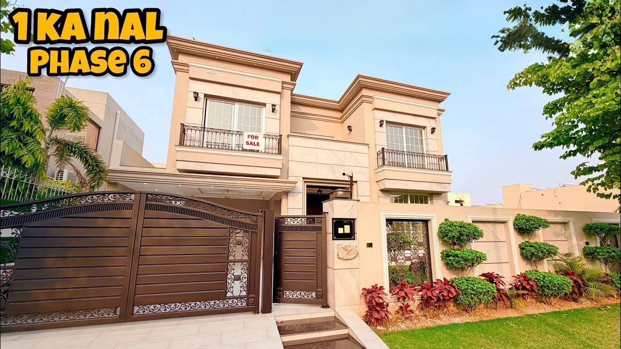 1 kanal House Dha Phase 6 | 5 bedrooms with servant quarter | close to Dolmen Mall 