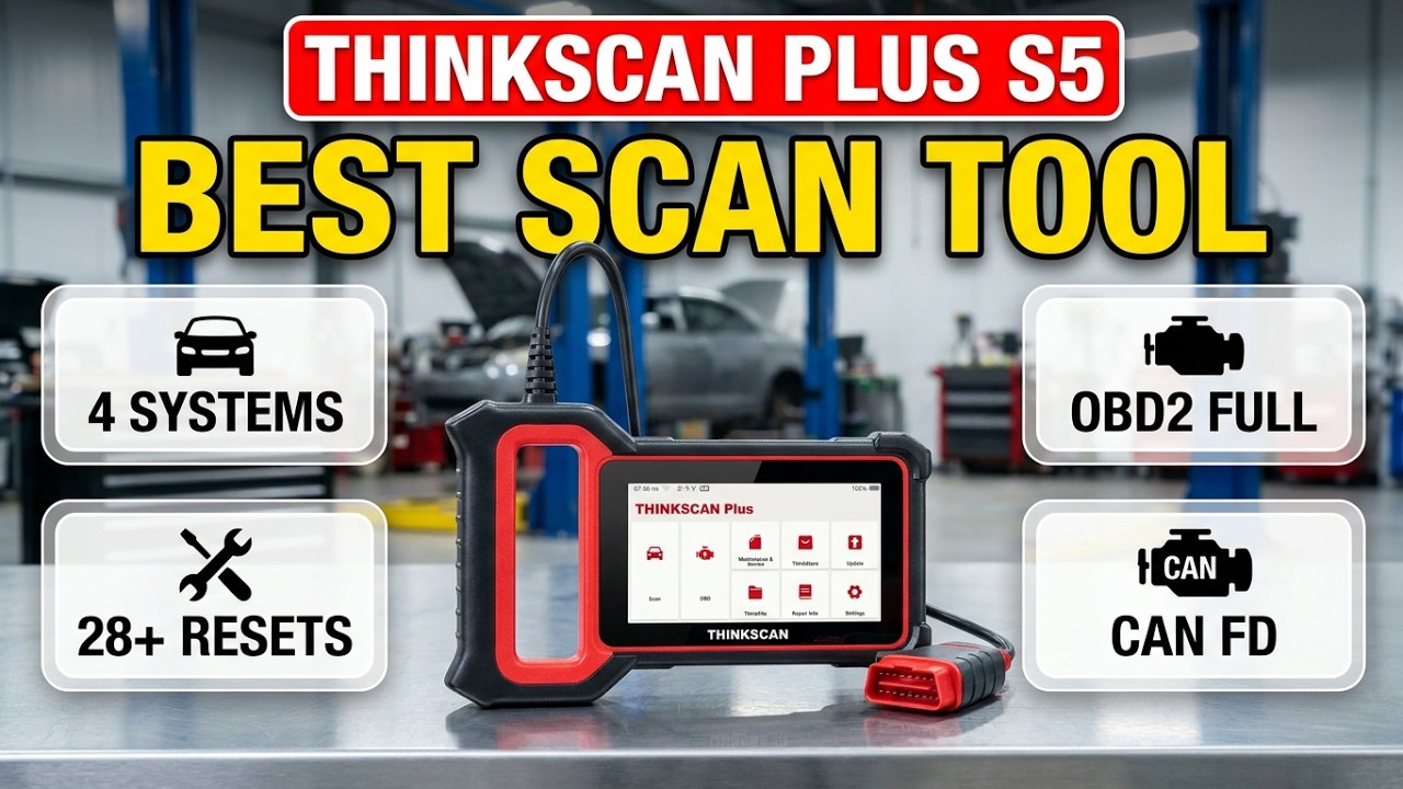 THINKCAR THINKSCAN PLUS S5 | BEST CAR DIAGNOSTIC TOOL