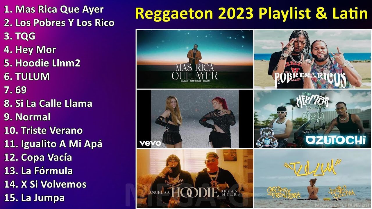 Reggaeton 2023 Playlist & Latin Music 2023 ~ Las Mejores Canciones