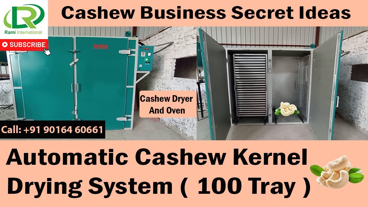 Cashew Kernel Dryer Machine | Cashew Nut Dryer Machine | RAMI INTERNATIONAL