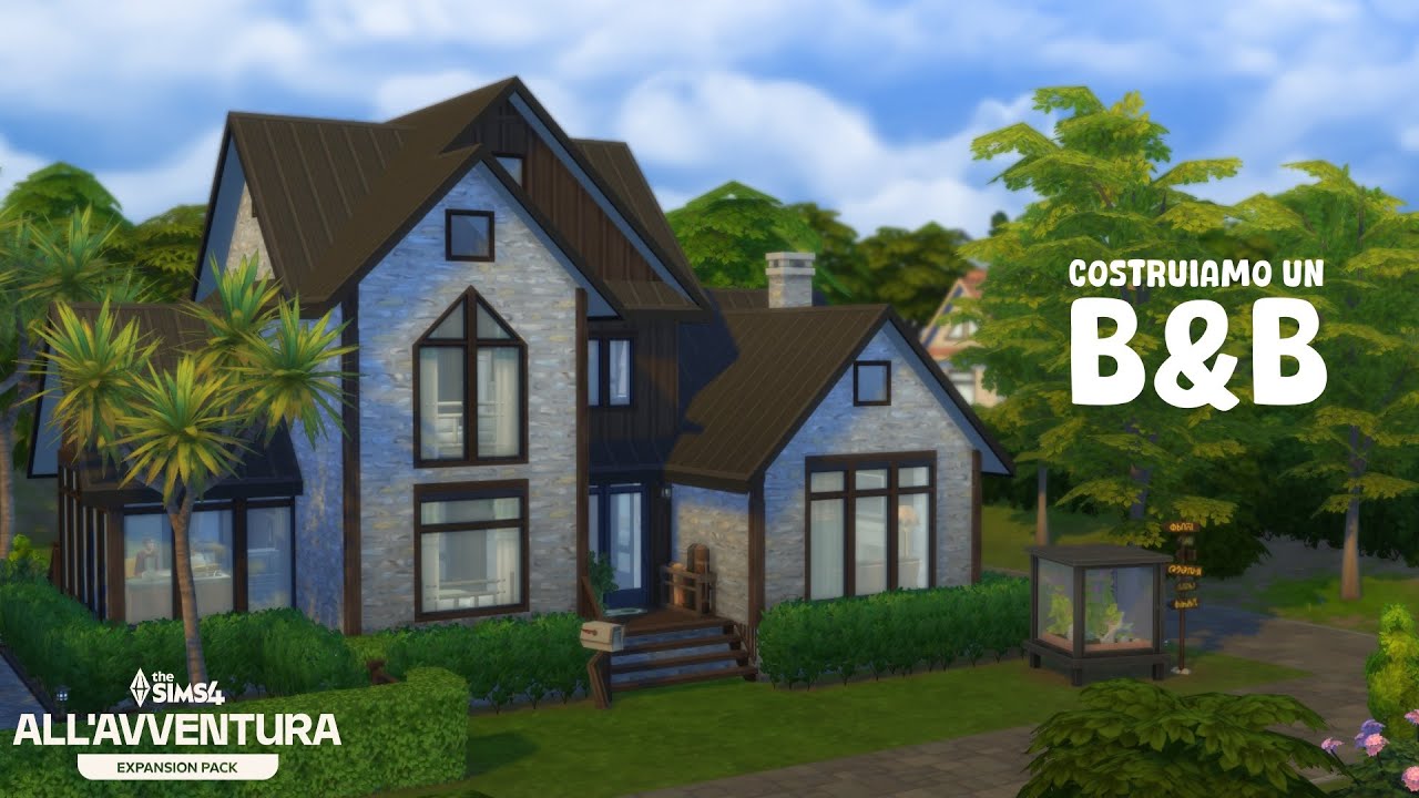 Costruiamo un BED & BREAKFAST con The Sims 4 All'Avventura 🦋