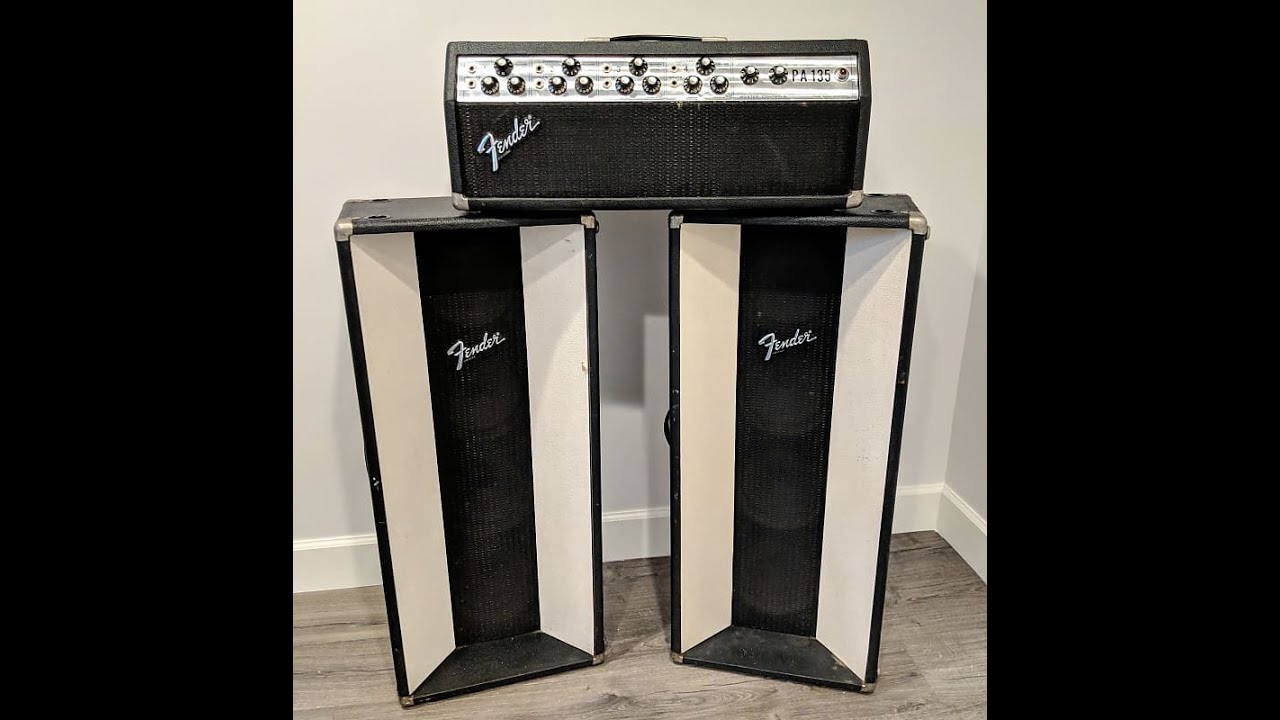Una rareza de Fender, el  PA 135 epoca CBS 70's