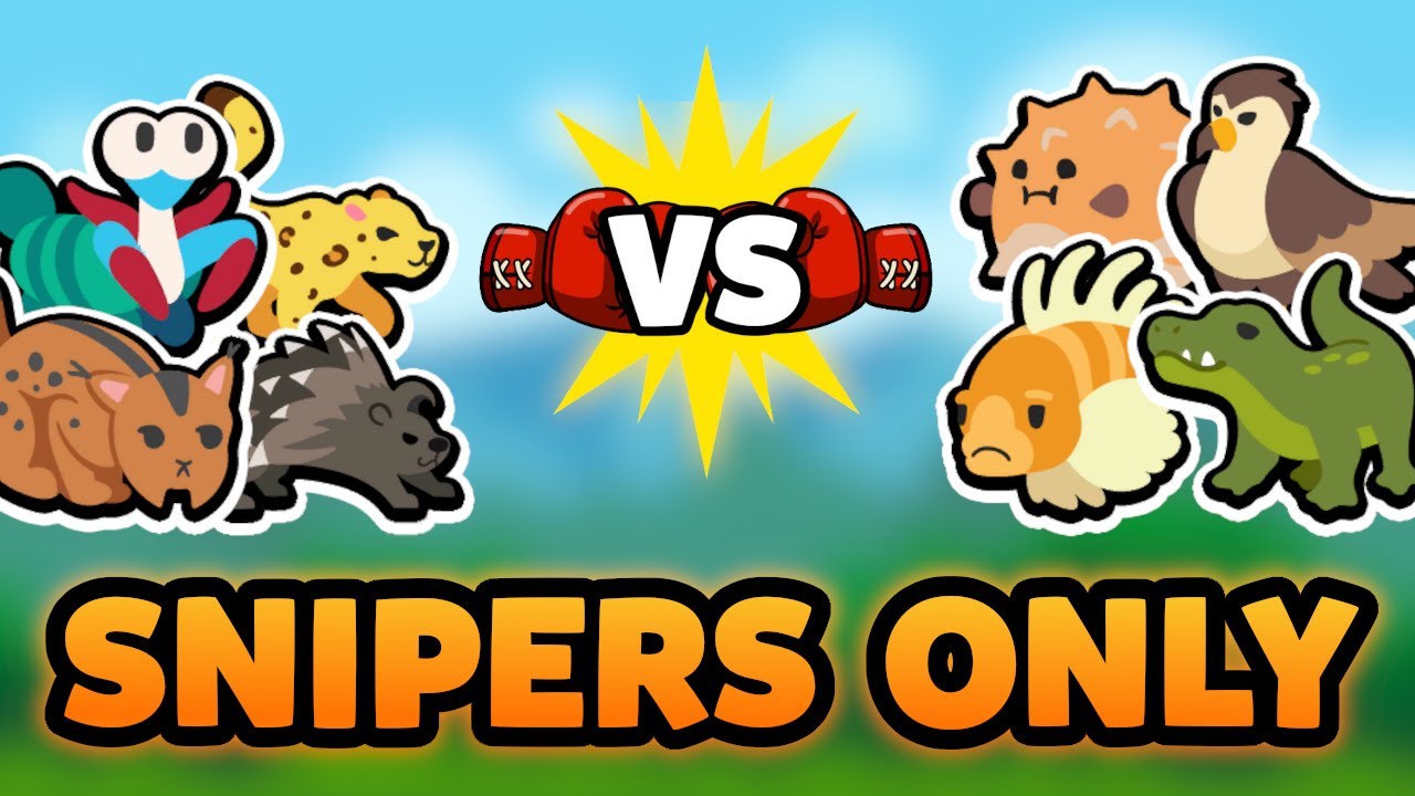 Super Auto Pets but we can only use SNIPERS
