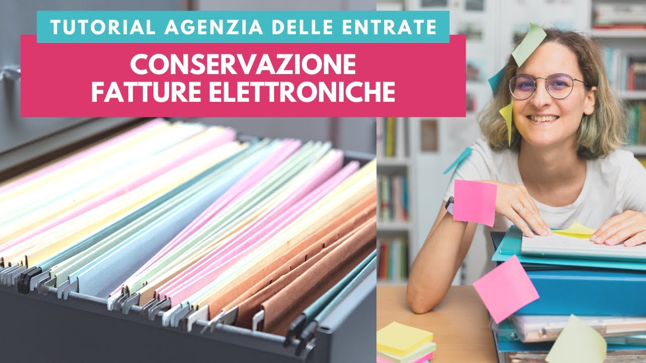 Come conservare le fatture elettroniche - Tutorial del sito dell'Agenzia delle Entrate
