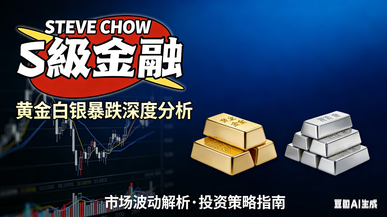 【Steve Chow S级金融】黄金白银暴跌深度分析