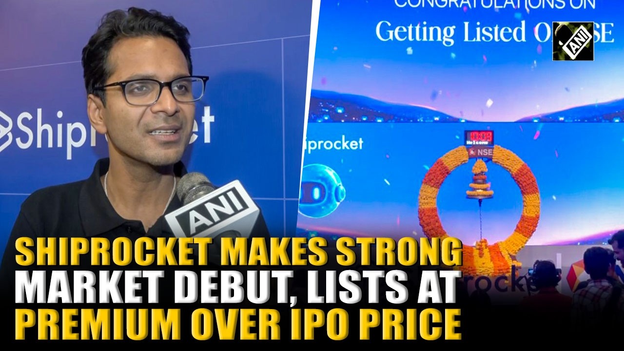 Shiprocket makes strong blockbuster debut, lists at 35% premium over IPO price on bourses