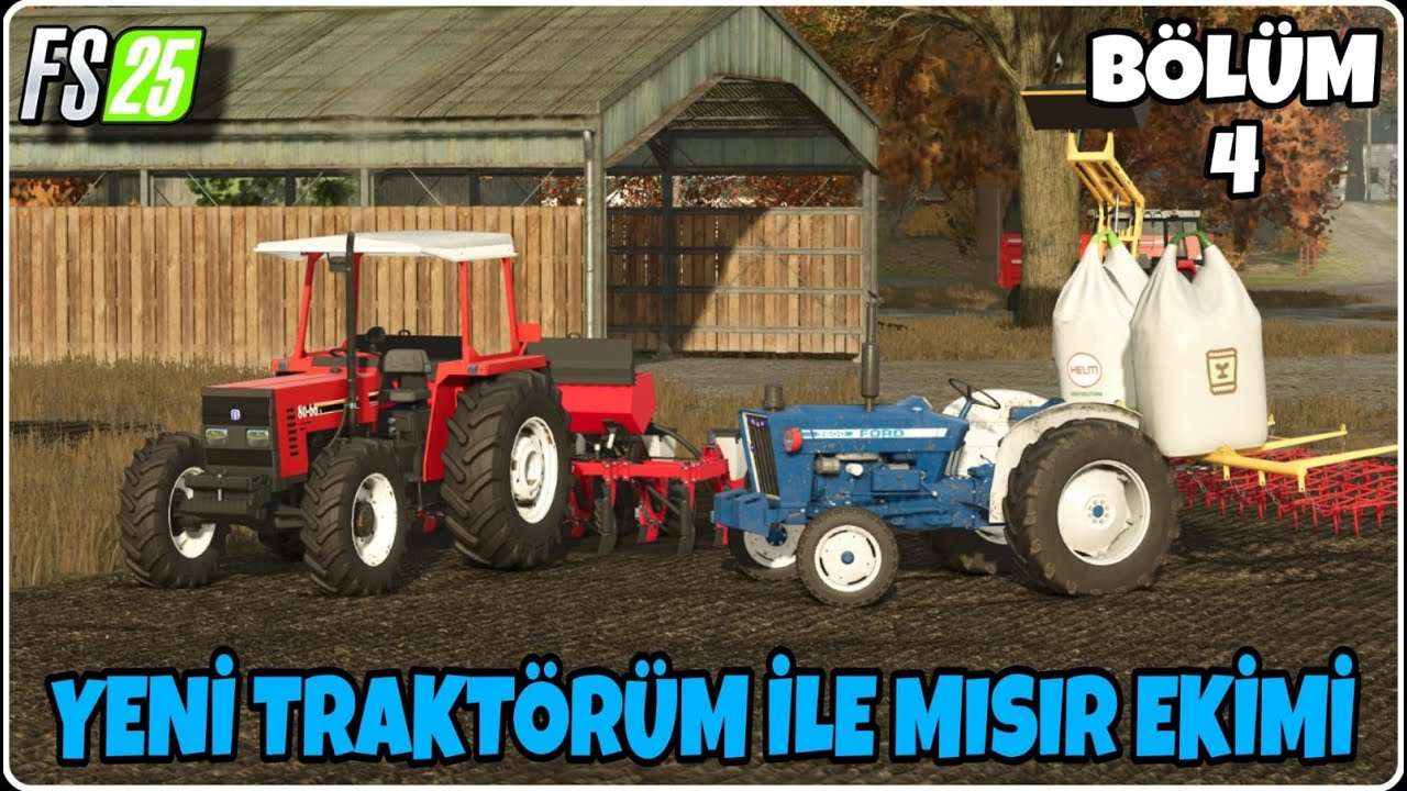 YENİ TRAKTÖRÜM 8066 İLE MISIR EKİMİ YAPTIM