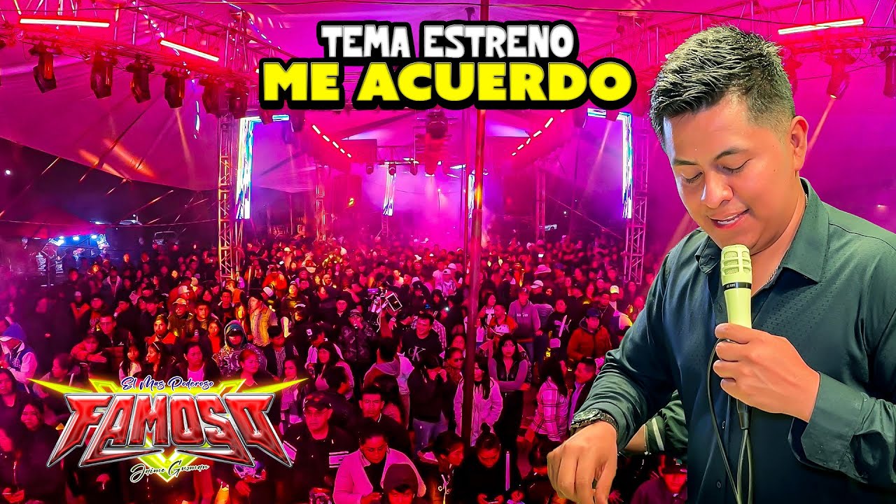 Tema Estreno ~ Me Acuerdo ~ Sonido Famoso ~ Santa Ana Hueytlalpan, Hidalgo 28 de Octubre del 2024