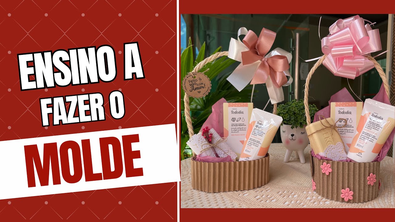 PASSO A PASSO DE LINDAS CESTINHAS ARTESANAIS DE PAPELÃO