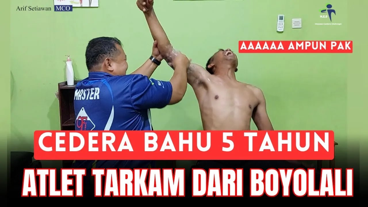 CEDERA BAHU 5 TAHUN ATLET TARKAM DARI BOYOLALI - MCO ARIF