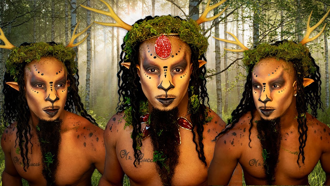 Greek Mythology Satyr Makeup Tutorial (Fantasy Faun Cosplay)