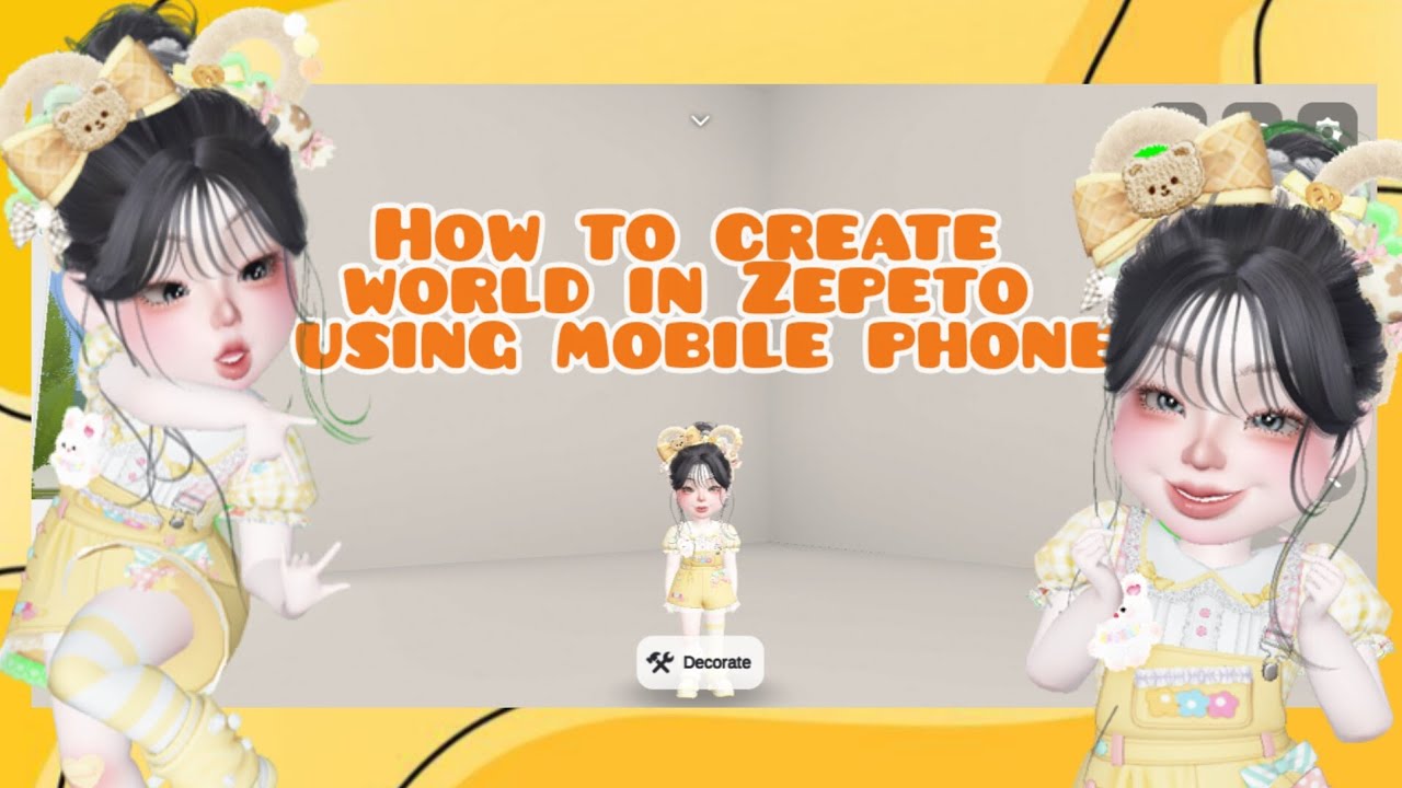 Zepeto Tutorial: How to create world in Zepeto using mobile phone