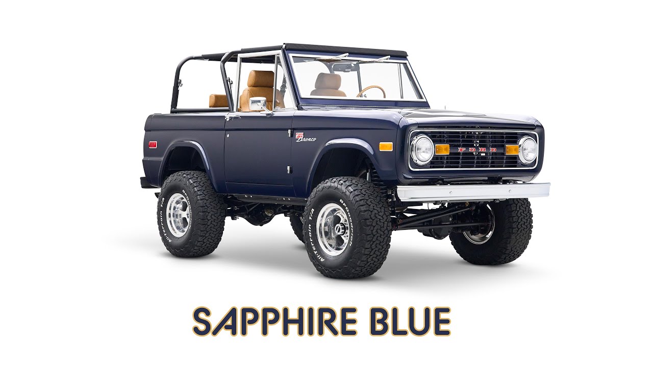 Classic Ford Broncos Presents - Sapphire Blue