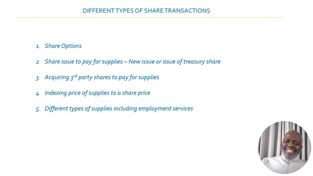 4 Taxation of Share Transactions