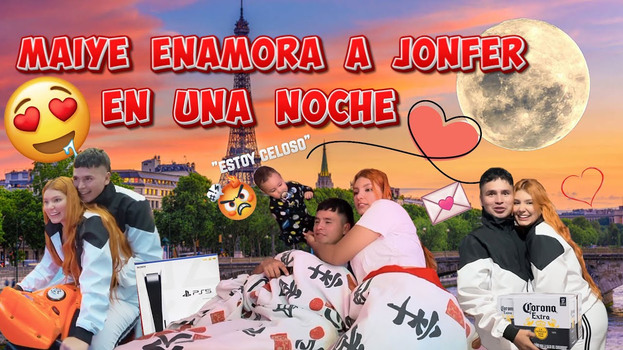 MAIYE ENAMORA A JONFER EN UNA NOCHE 🔥😈(Maxi se puso muy celoso)🤯😶
