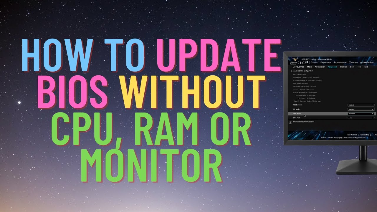 How to Update BIOS Without CPU