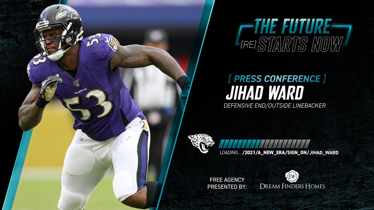 Jaguars DE/OLB Jihad Ward Meets with Local Media | Introductory Press Conference