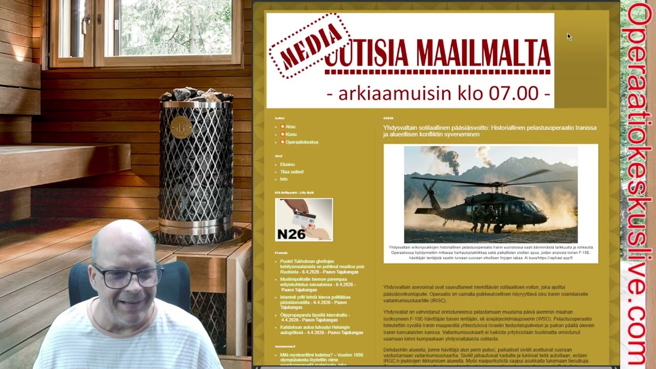 SAUNASSA - Jenkit n&auml;ytti n&auml;rhen munat Vallankumouskaartille !