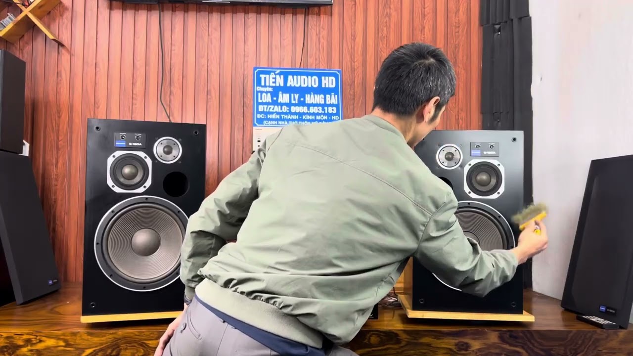 Loa PIONEER S-180A siêu phẩm ông vua nhạc vàng tê tái lòng người siêu đẹp đứt tay không tỳ vết