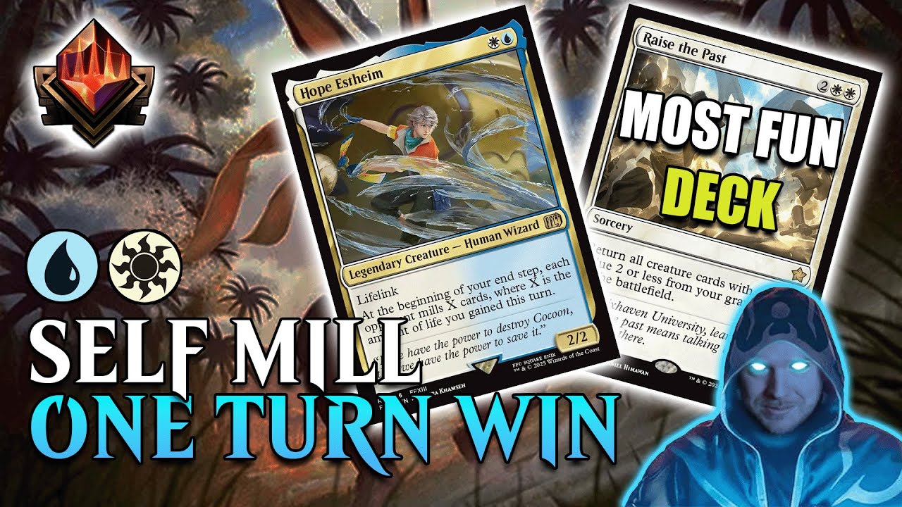 ☀️💧HOPE ESTHEIM is BROKEN 1 Turn KO with Self Mill and Raise the Past FINAL FANTASY [MTG ARENA]