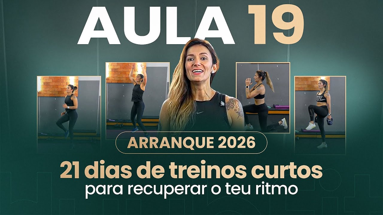 NÃO PARE AGORA! Cardio Contínuo de 16 Minutos para Energia Máxima - DIA 19 ARRANQUE 2026