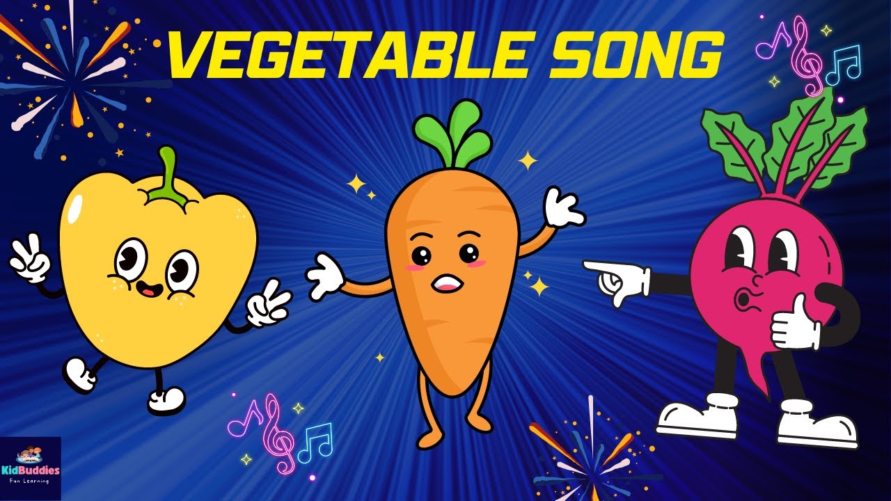 VEGETABLE SONG l Fun Vegetable Song for Kids | Educational Nursery Rhymes l Learning Vegetables