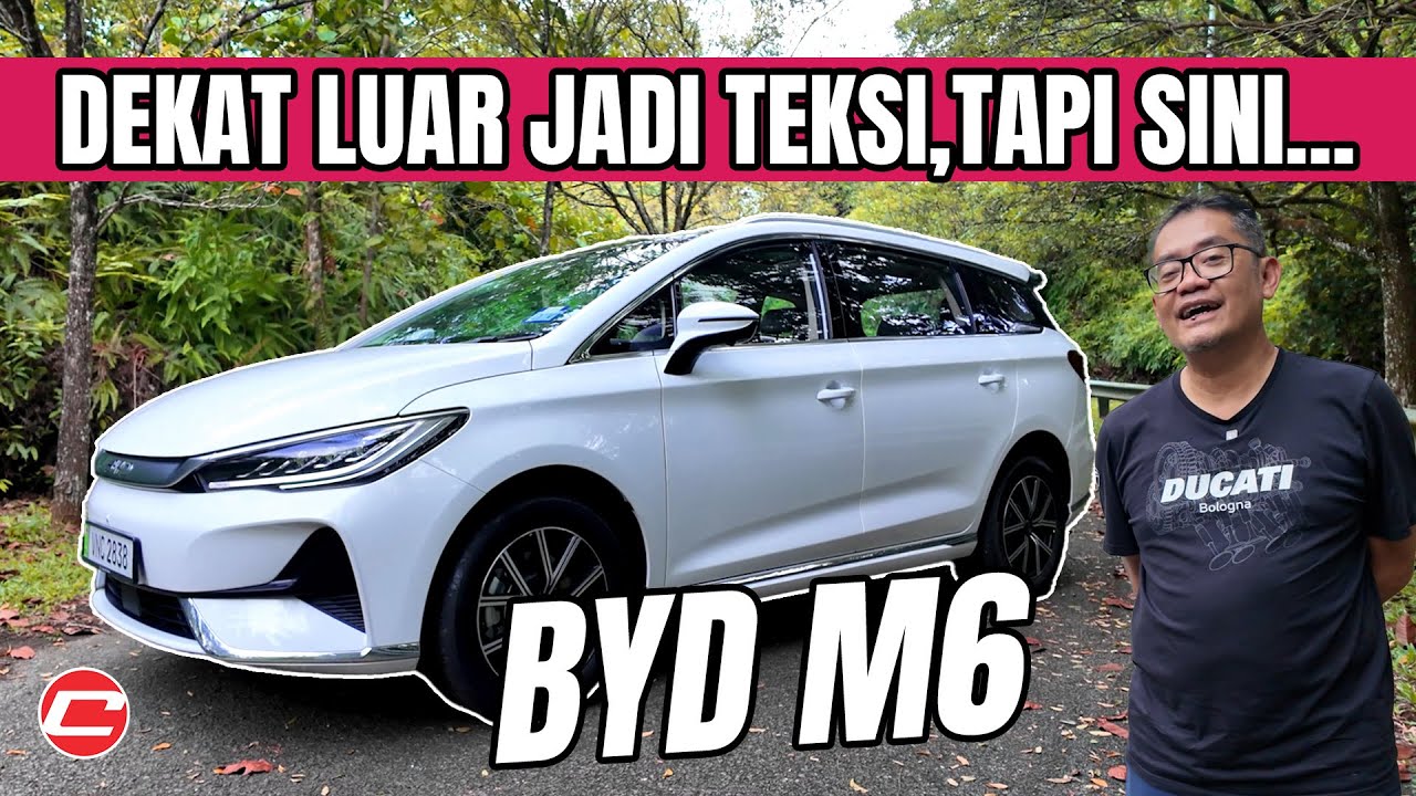 BYD M6 - DEKAT LUAR JADI TEKSI, KAT SINI...
