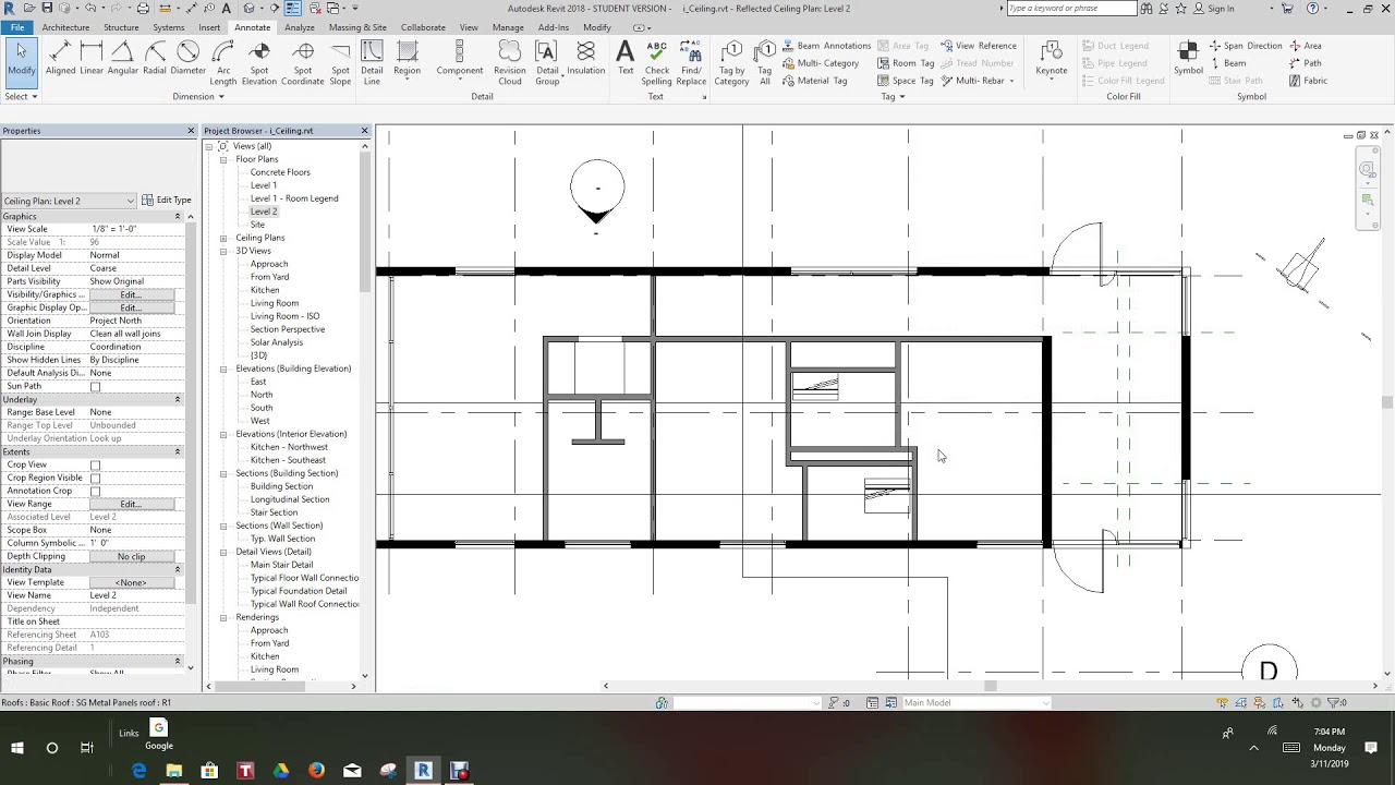 Revit Creating Reflected Ceiling Plan