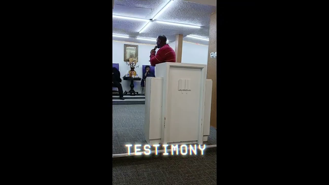 Testimony testifying of the goodness of the Lord 