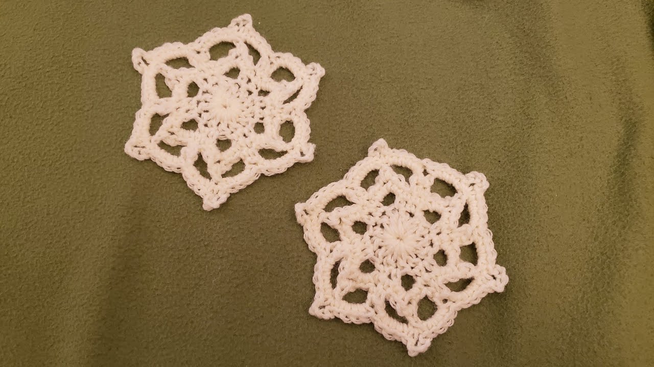 Simple Snowflakes (#10) Crochet Tutorial!