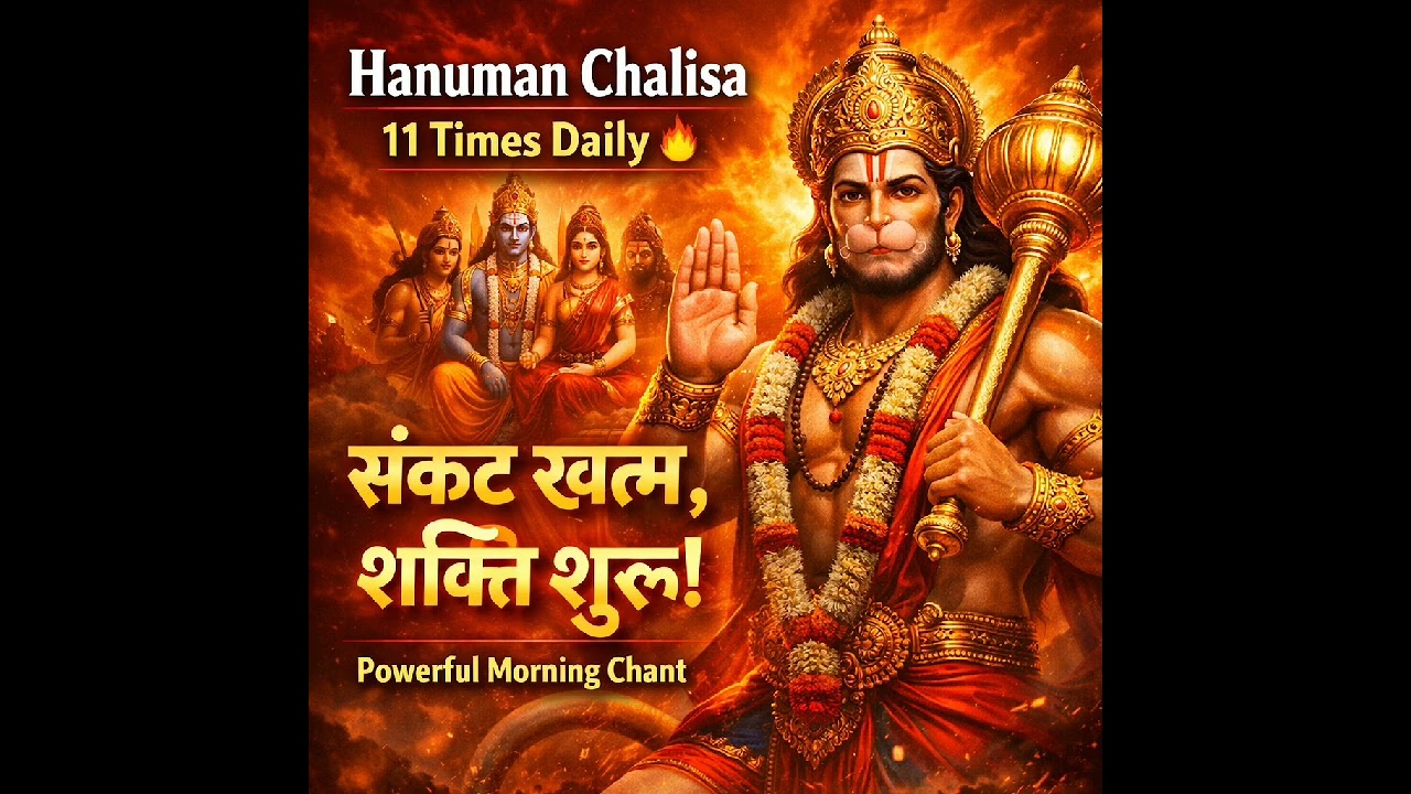 Listen Daily Hanuman Chalisa | Financial Problems & Stress Relief | भक्तों के लिए