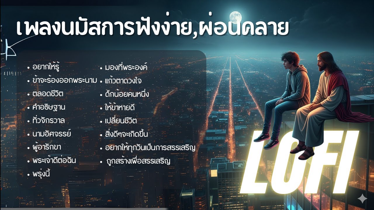 Thai Christian Lofi - ฟังเพลงนมัสการ - lofi