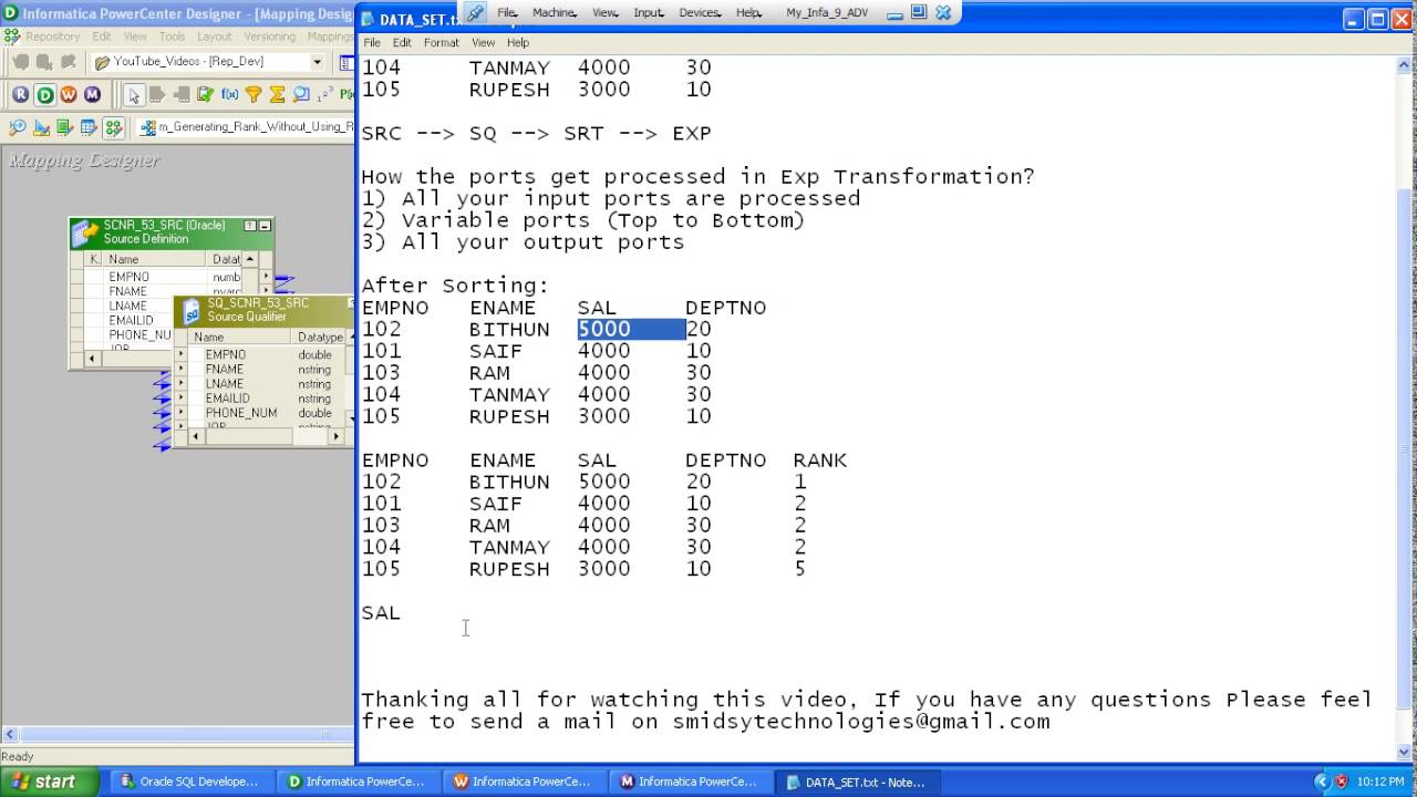 Rank Functionality Without Using Rank Transformation...