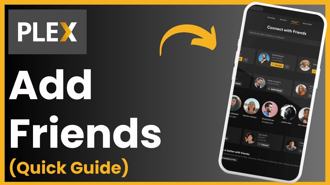 Plex - How To Add Friends !