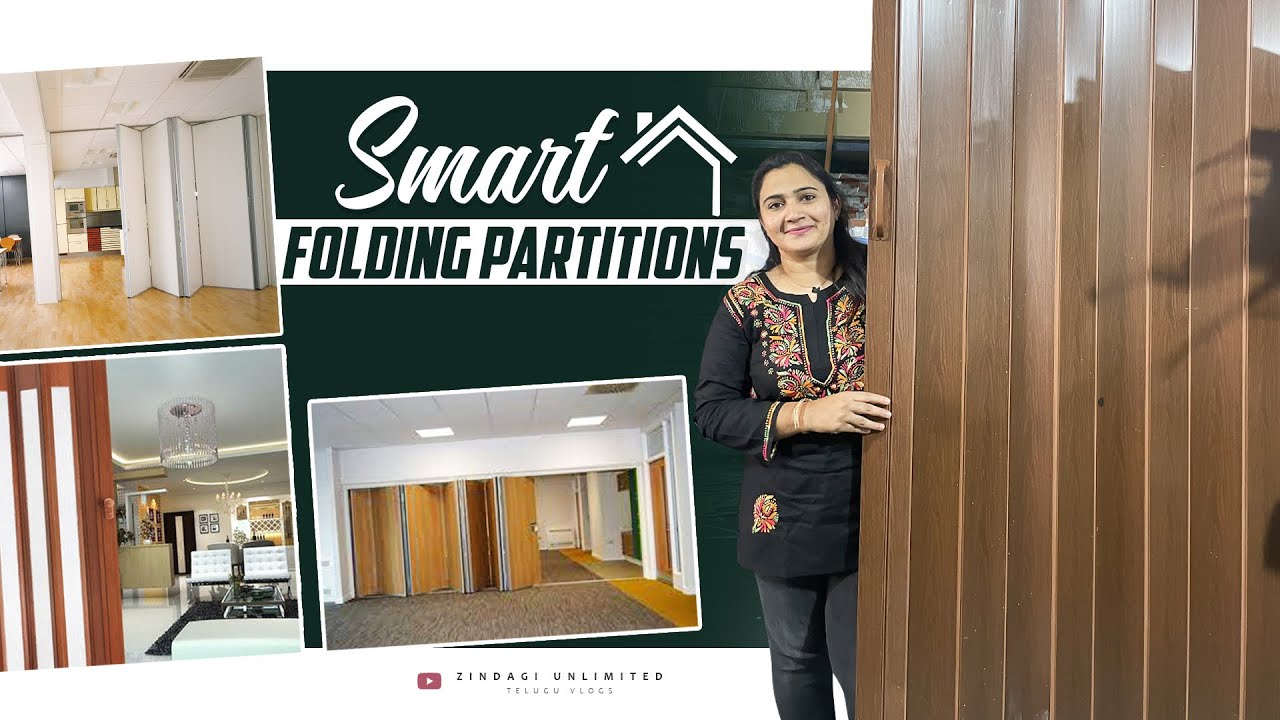 అవసరం లేనప్పుడు తీసి పక్కన పెట్టేయొచ్చు|Pleated Foldable Partitions ||Zindagi Unlimited Telugu Vlogs