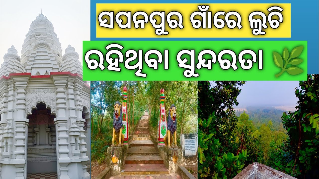 ସପନପୁର ଗାଁ ରେ ଲୁଚି ରହିଥିବା ସୁନ୍ଦରତା 🌿 #viral #travel 