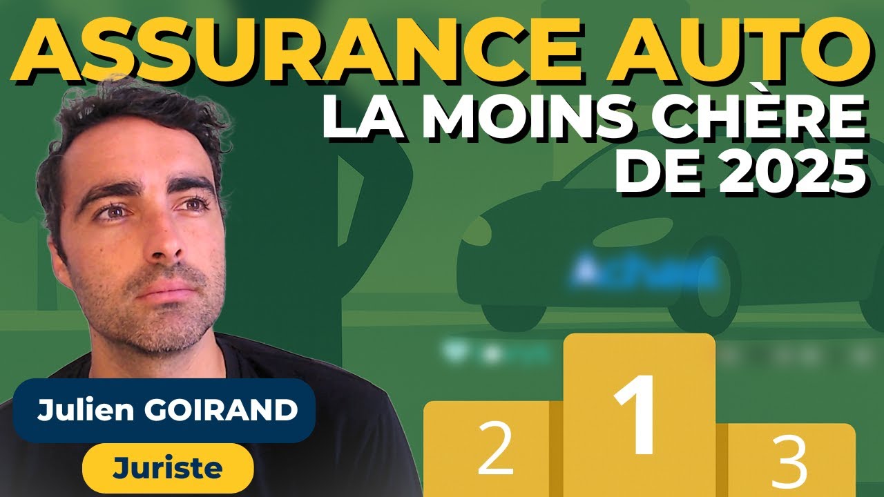 Les 5 offres d'assurance auto les moins ch&egrave;res de 2025 (classement + comparatif)