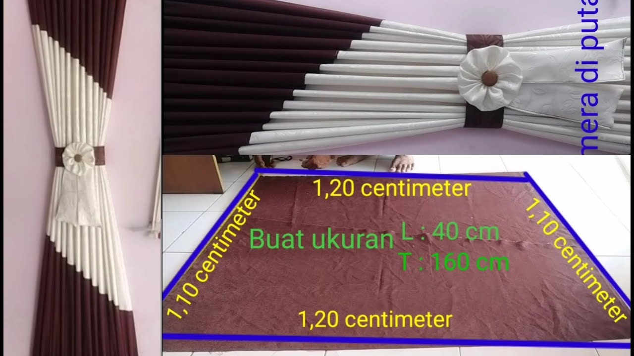 tutorial gorden kupu kupu, model kupu kupu baru, gorden model unik, @tutorialcurtains