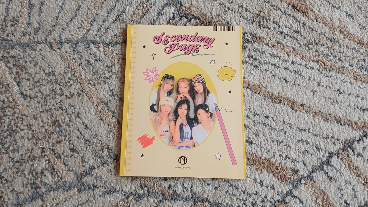 Unboxing Dreamnote Secondary page - Lemon version