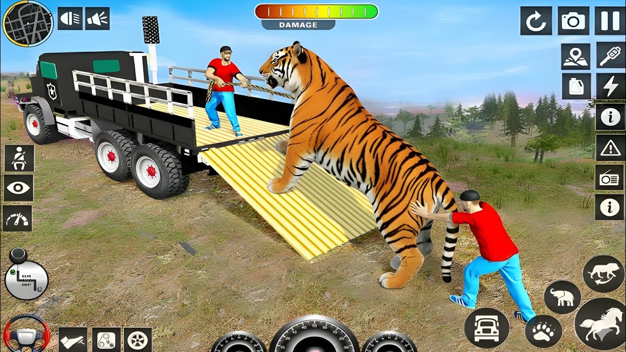 Animal Cargo Truck Driving Simulator 3D | Wild Animal Transport Gameplay