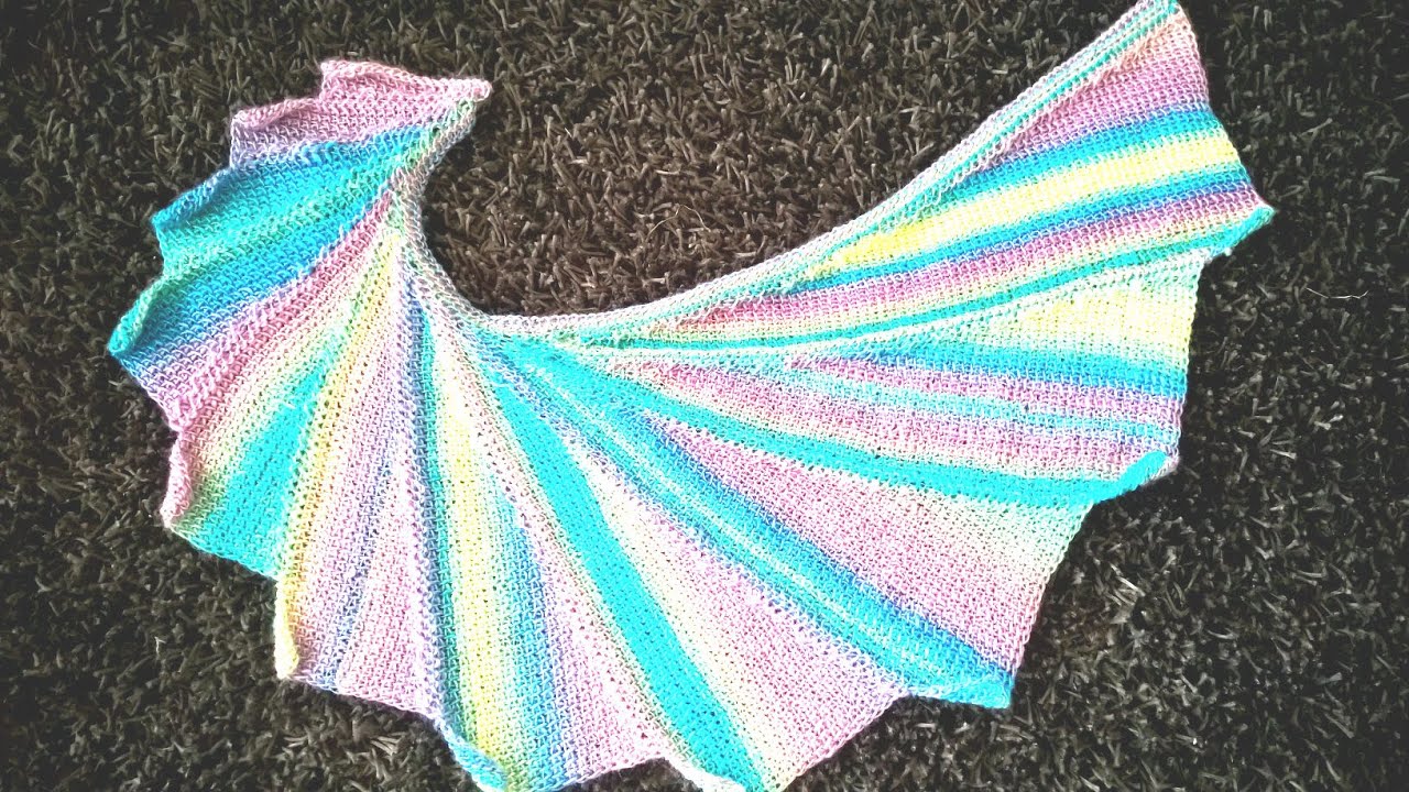 tunisian crochet wingspan scarf