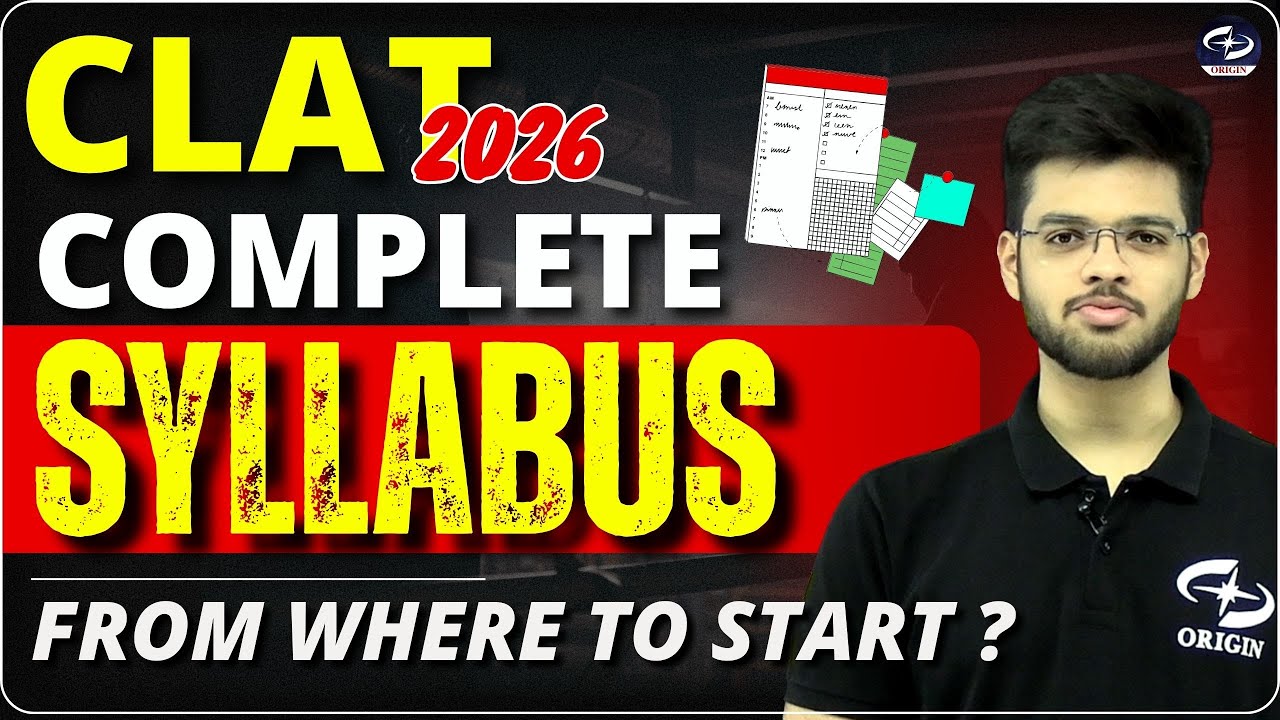 CLAT 2026 Full Syllabus | CLAT Exam Syllabus | CLAT 2026 Preparation | Abhyuday Pandey