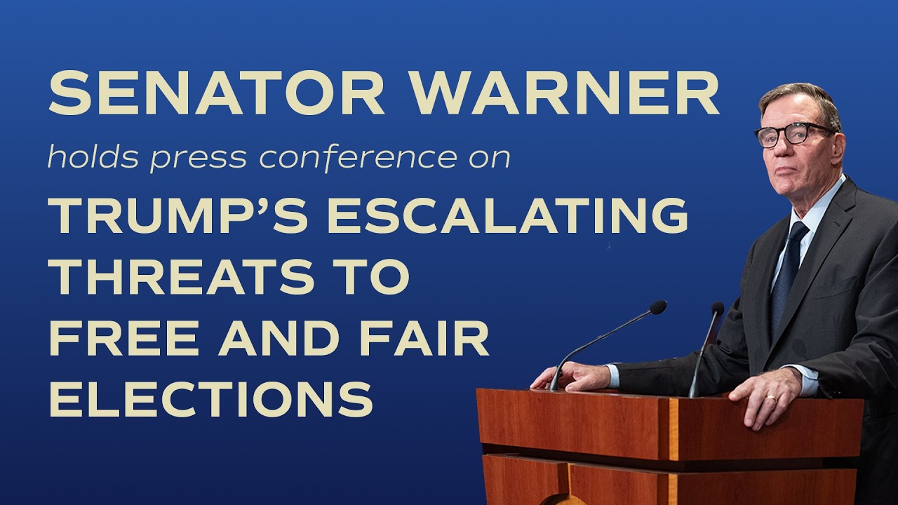 Trump's attacks on our elections & Tulsi Gabbard: Sen. Warner Addresses Questions Live