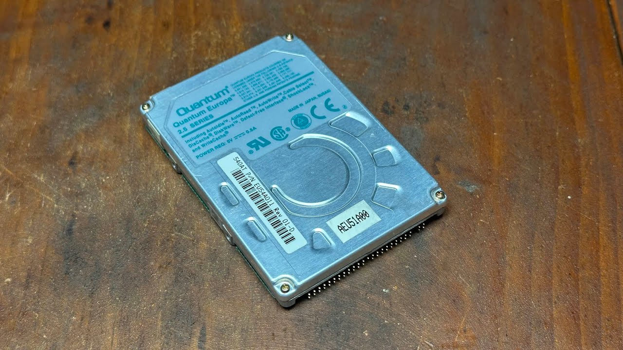 Quantum Europa 540AT - Vintage Hard Drive Sounds