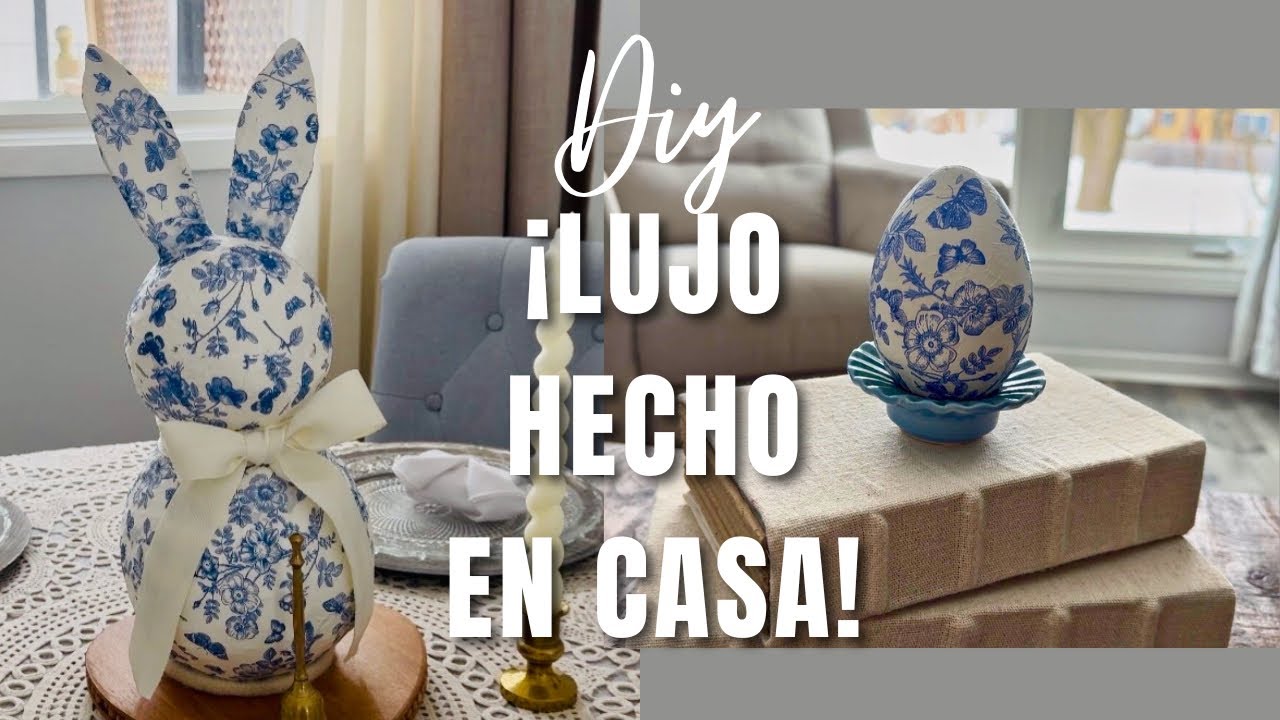 DECORACIÓN CON CARTAPESTA QUE PARECE DE TIENDA-EASTER BUNNY