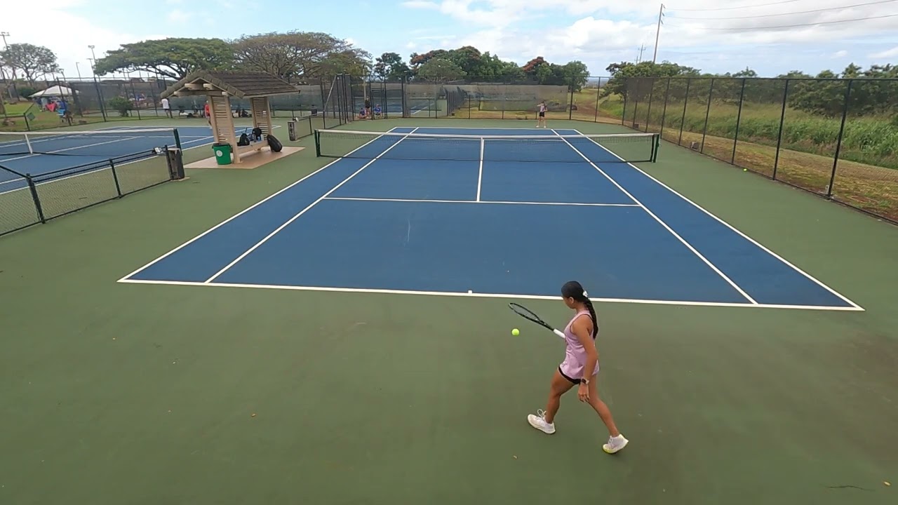 Kaiser HS Varsity Tennis: Ally, 1st Round