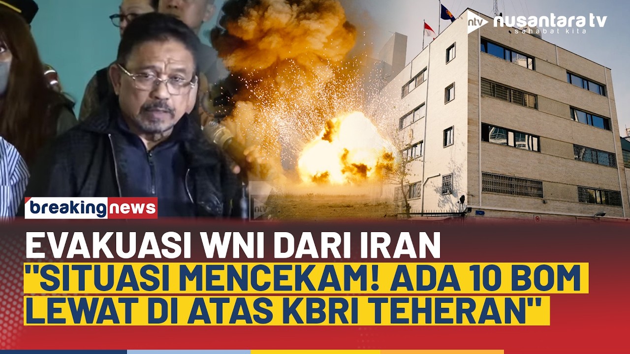 Mencekam! Evakuasi WNI dari Iran, Zulfan Lindan: Di KBRI Teheran Ada 10 Bom Lewat di Atas Kami